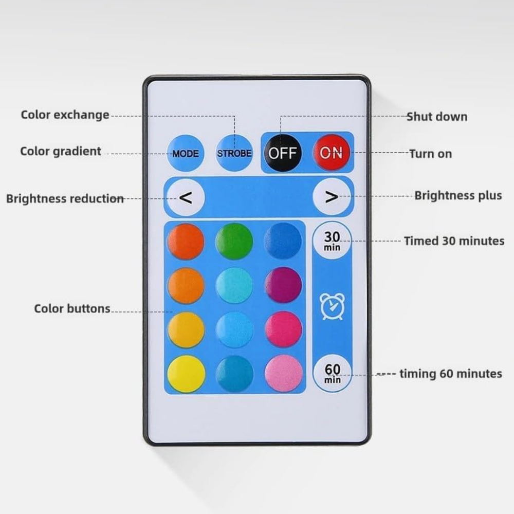 Peacock Feather LED Lamp – Aesthetic Wall Projection Light for Cozy Room Décor