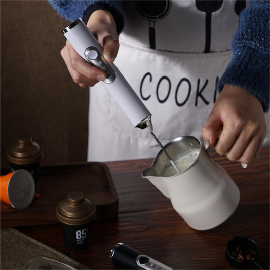 Electric Milk Frother & Egg Beater – Viral Coffee Mixer for Creamy Drinks & Fast Whisking