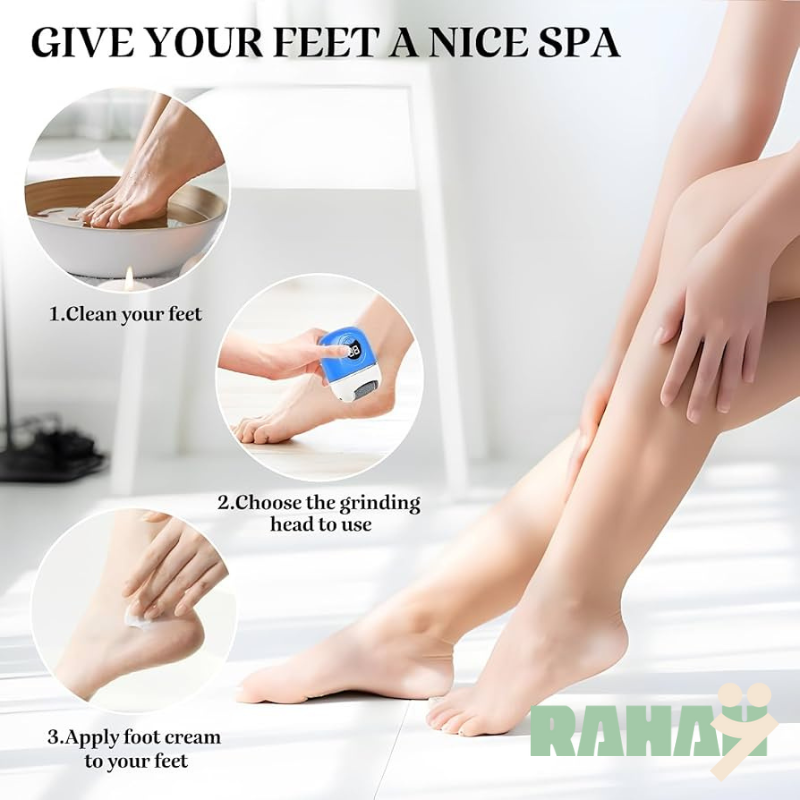 Electric Foot Callus Remover, 2024 New USB Rechargeable Foot Repair and Grinding Device, Heel Polisher Digital Display