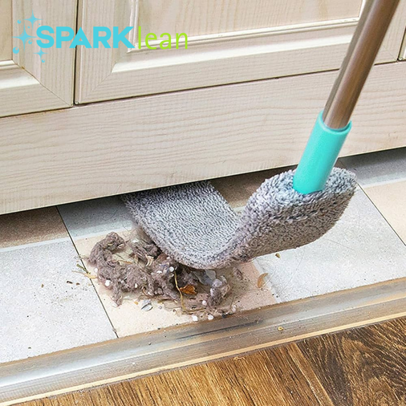 Retractable Gap Dust Cleaner Under Appliance Cleaning Duster for Bed High Ceilings Furniture Bottom Household Gap Duster Gray