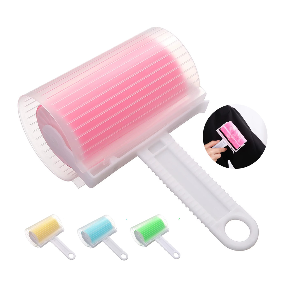 Reusable Washable Lint Roller for Pet Hair, Dust & Fabric Cleaning – Eco-Friendly Clothes, Sofa & Furniture Hair Remover