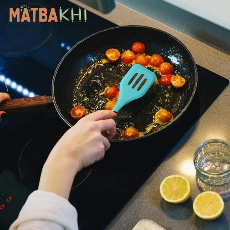 Kitchen Utensil Sets,Silicone kitchenware 5-Piece Set Cooking Spoon Spatula Whisk Brush Kitchen Tool Color Box Packaging Cooking Tool Sets