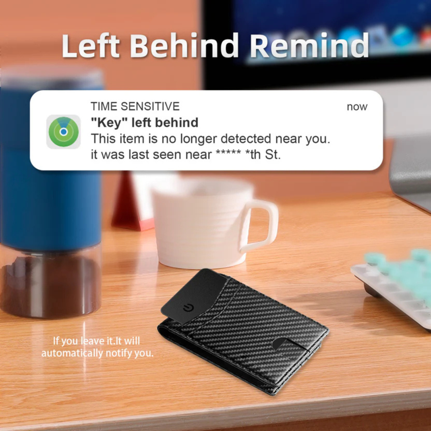 Smart Wallet Tracker Card – Ultra-Thin Anti-Loss GPS Locator for Wallet, Passport & Essentials