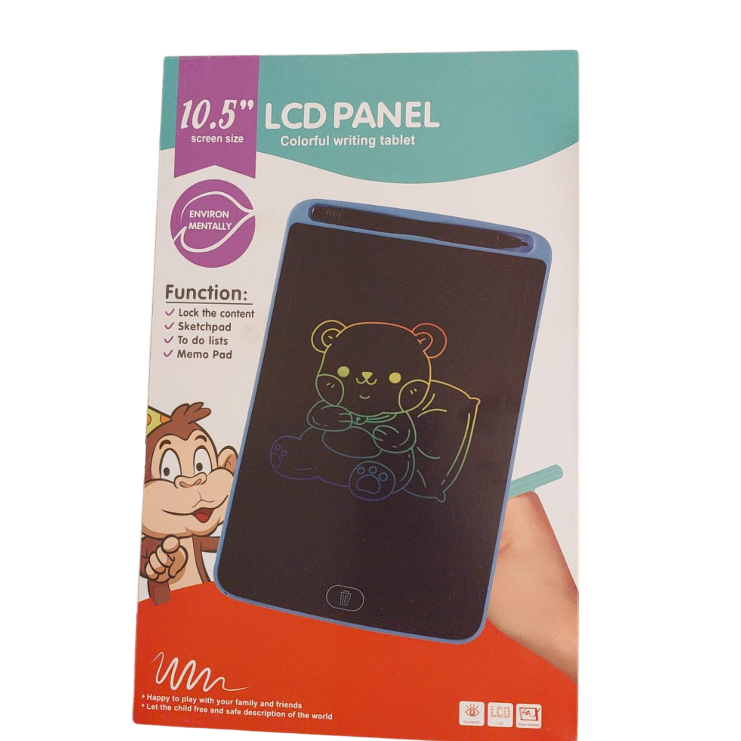 LCD Digital Writing & Drawing Tablet – Reusable Sketchpad for Kids & Adults | One-Click Erase, Ultra-Light, Eco-Friendly