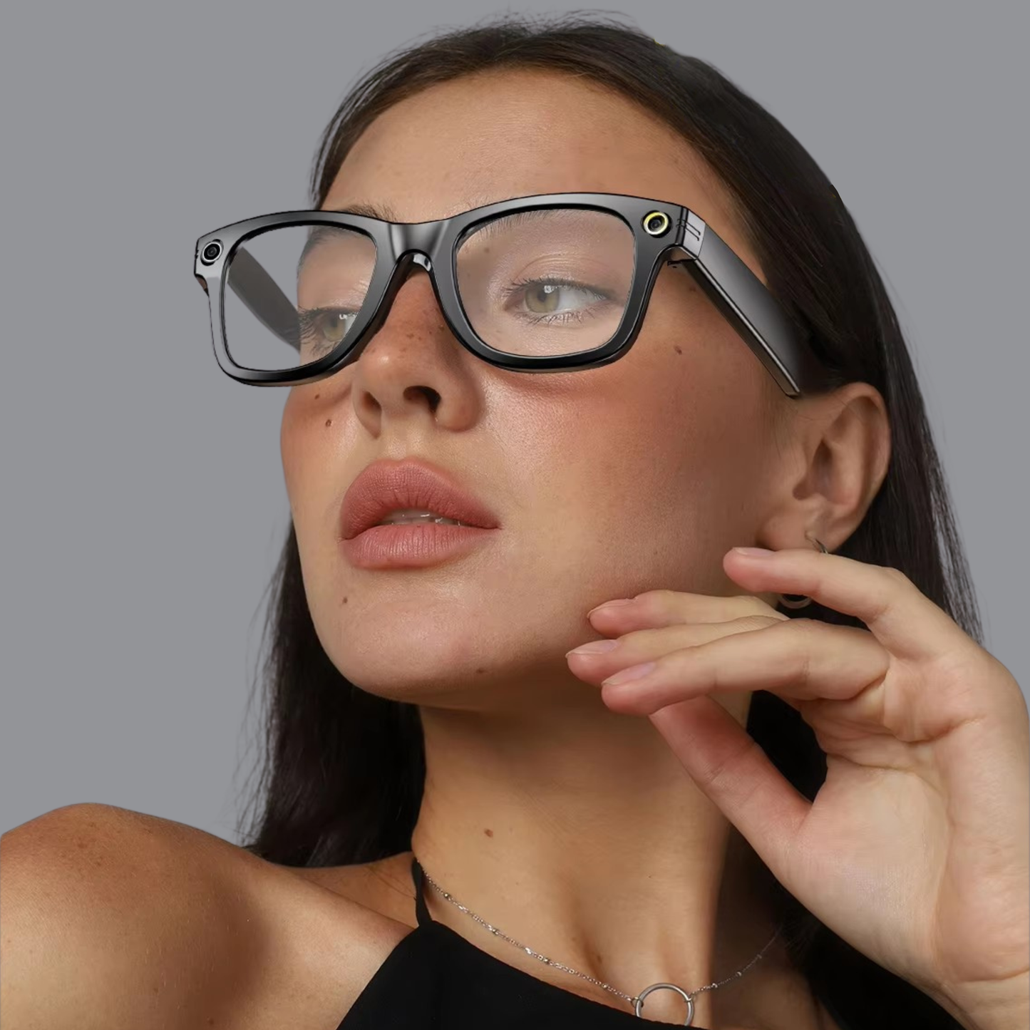 Smart AI Glasses with Camera and Translation – high-Speed Wi-Fi Transfer, Dual-mic Noise Cancellation, All Wrapped in a Fashion-Forward Streamlined Frame