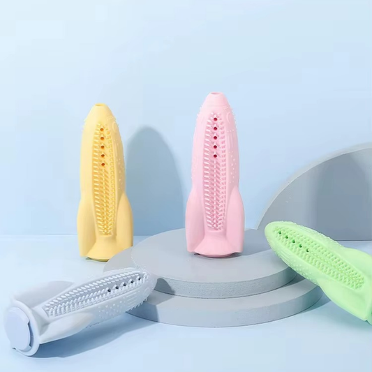 Luxury Interactive Silicone Dog Toothbrush Chew Toy – Dual‑Action Feeding & Dental Clean Toy