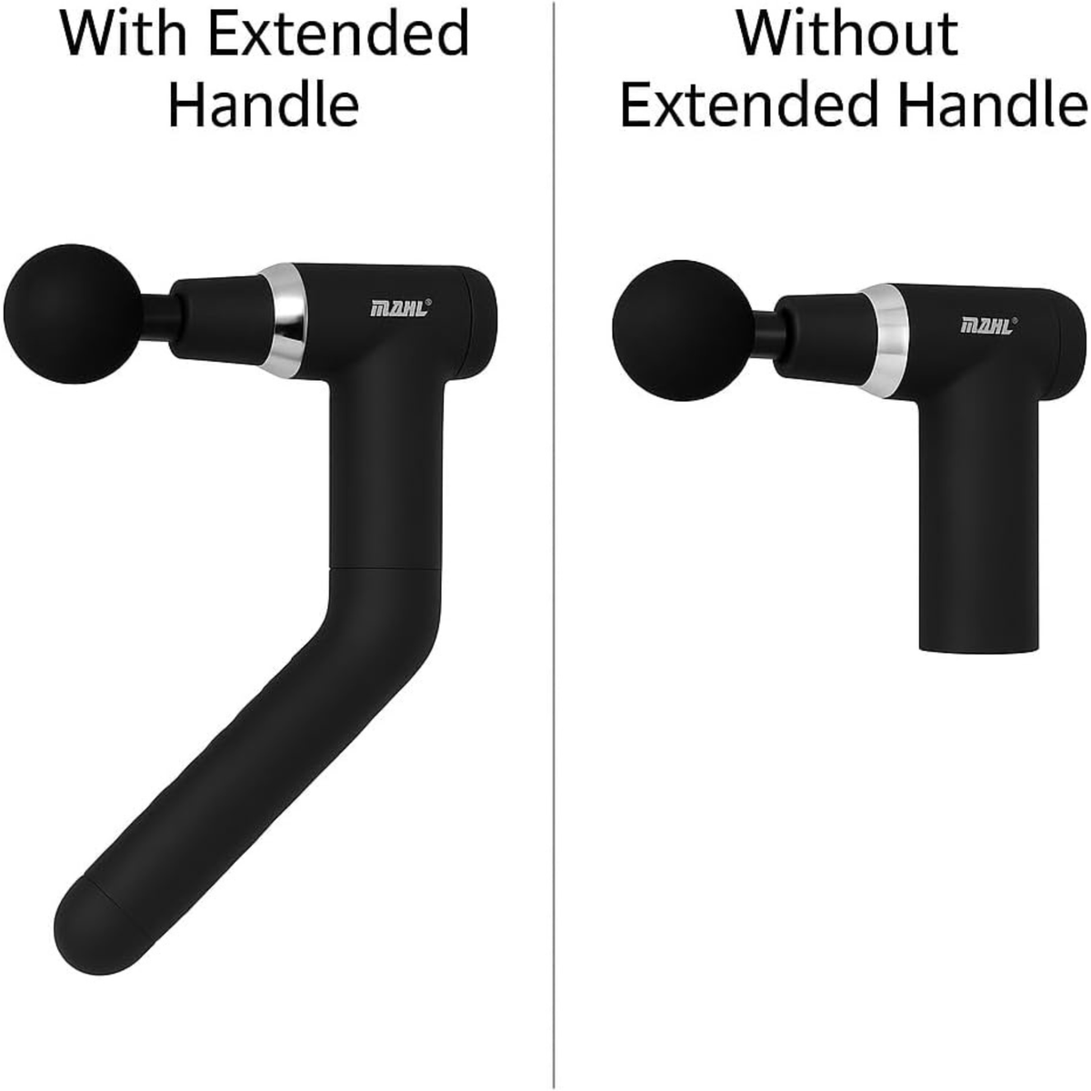 6-in-1 Hot & Cold Massage Gun – Deep Tissue Massager with Therapy Heads & Extension Handle