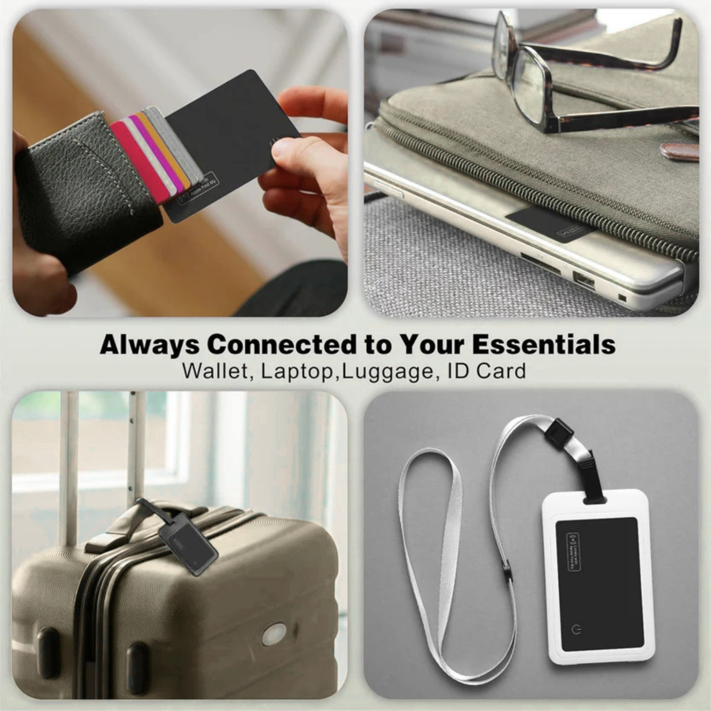 Smart Wallet Tracker Card – Ultra-Thin Anti-Loss GPS Locator for Wallet, Passport & Essentials