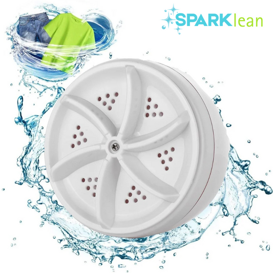Mini Washing Machine Portable Ultrasonic Turbine Washer, Portable Washing Machine with USB for Travel Business Trip or College Rooms