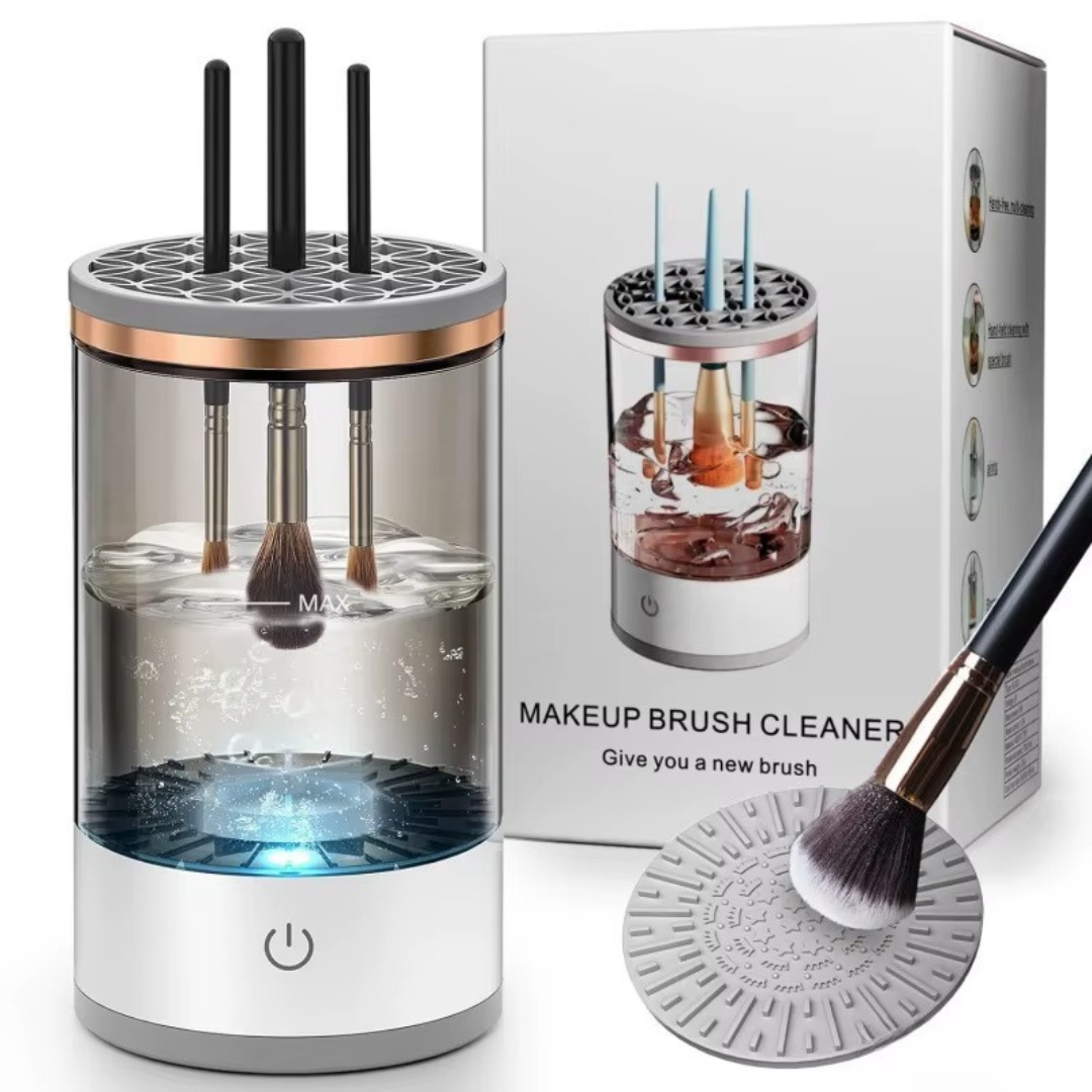 Multi-Functional Electric Makeup Brush Cleaner - Automatic, Energy Saving Makeup Brush Cleaner: Convenient and efficient Makeup Brush Cleaning Solution