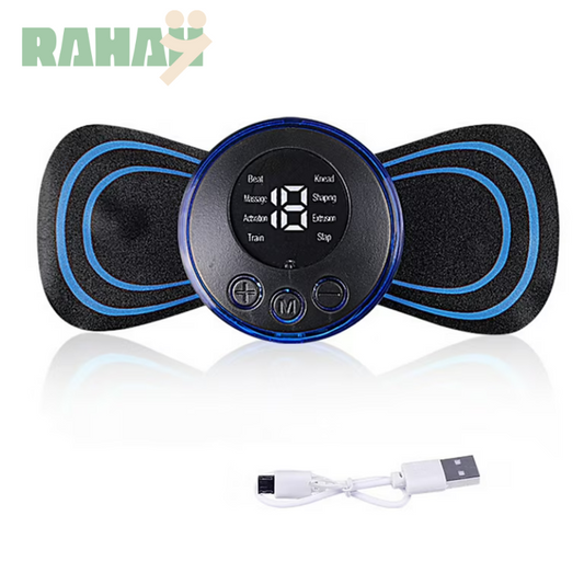 Mini Massage Machine Portable Rechargeable Full Body Massager for Pain Relief with 8 Mode Ems Neck Cervical Massager