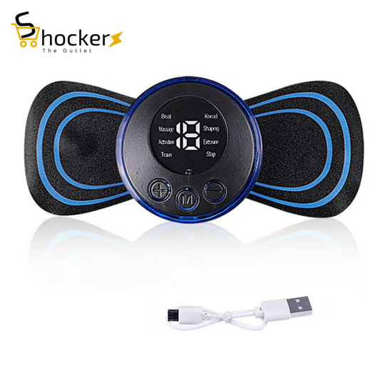 Mini Massage Machine Portable Rechargeable Full Body Massager for Pain Relief with 8 Mode Ems Neck Cervical Massager