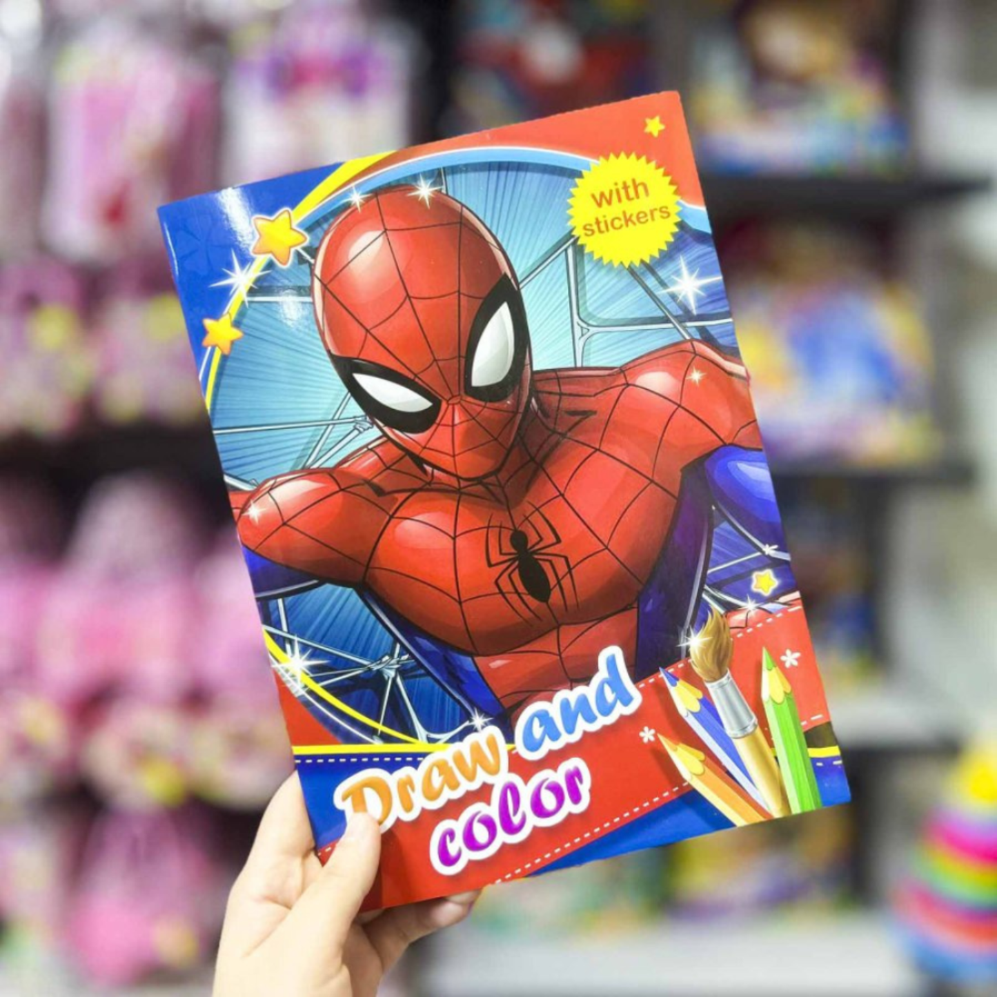 Sticker & Coloring Book for Kids