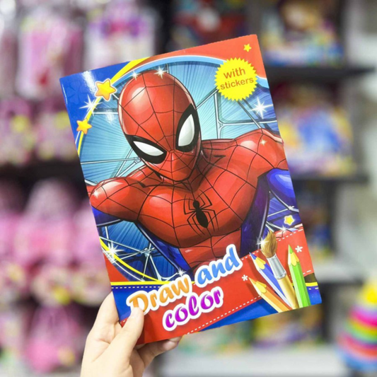 Sticker & Coloring Book for Kids