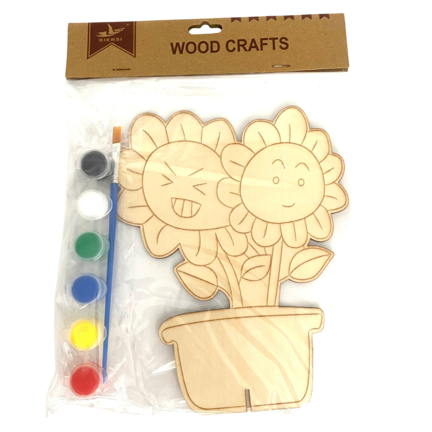 DIY Wooden Flower Painting Kit