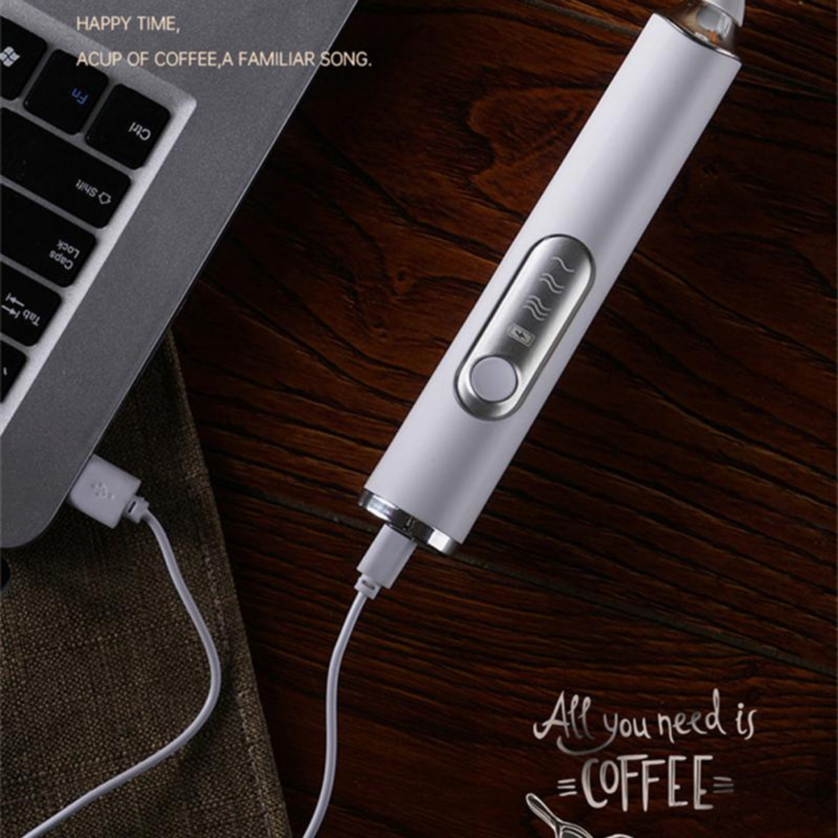 Electric Milk Frother & Egg Beater – Viral Coffee Mixer for Creamy Drinks & Fast Whisking