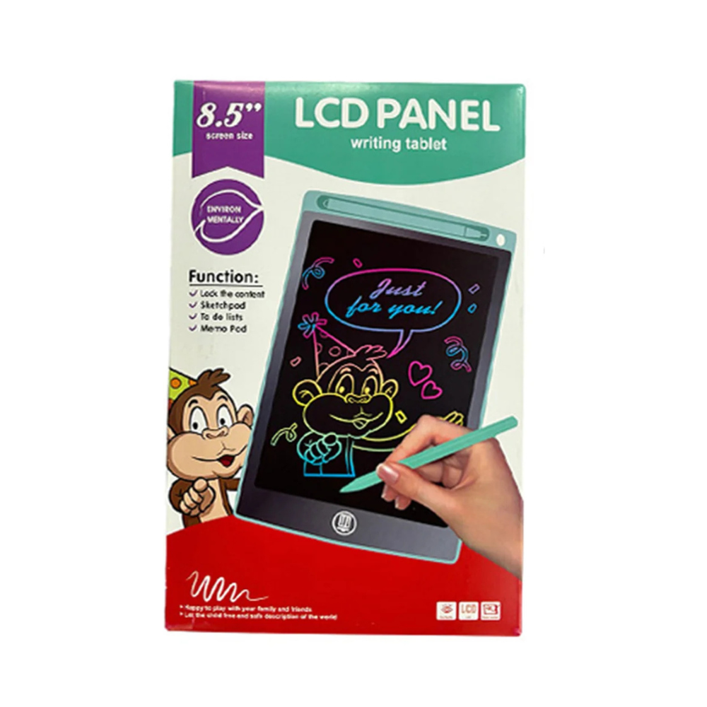 8.5-Inch LCD Digital Writing & Drawing Tablet – Reusable Sketchpad for Kids & Adults | One-Click Erase, Ultra-Light, Eco-Friendly