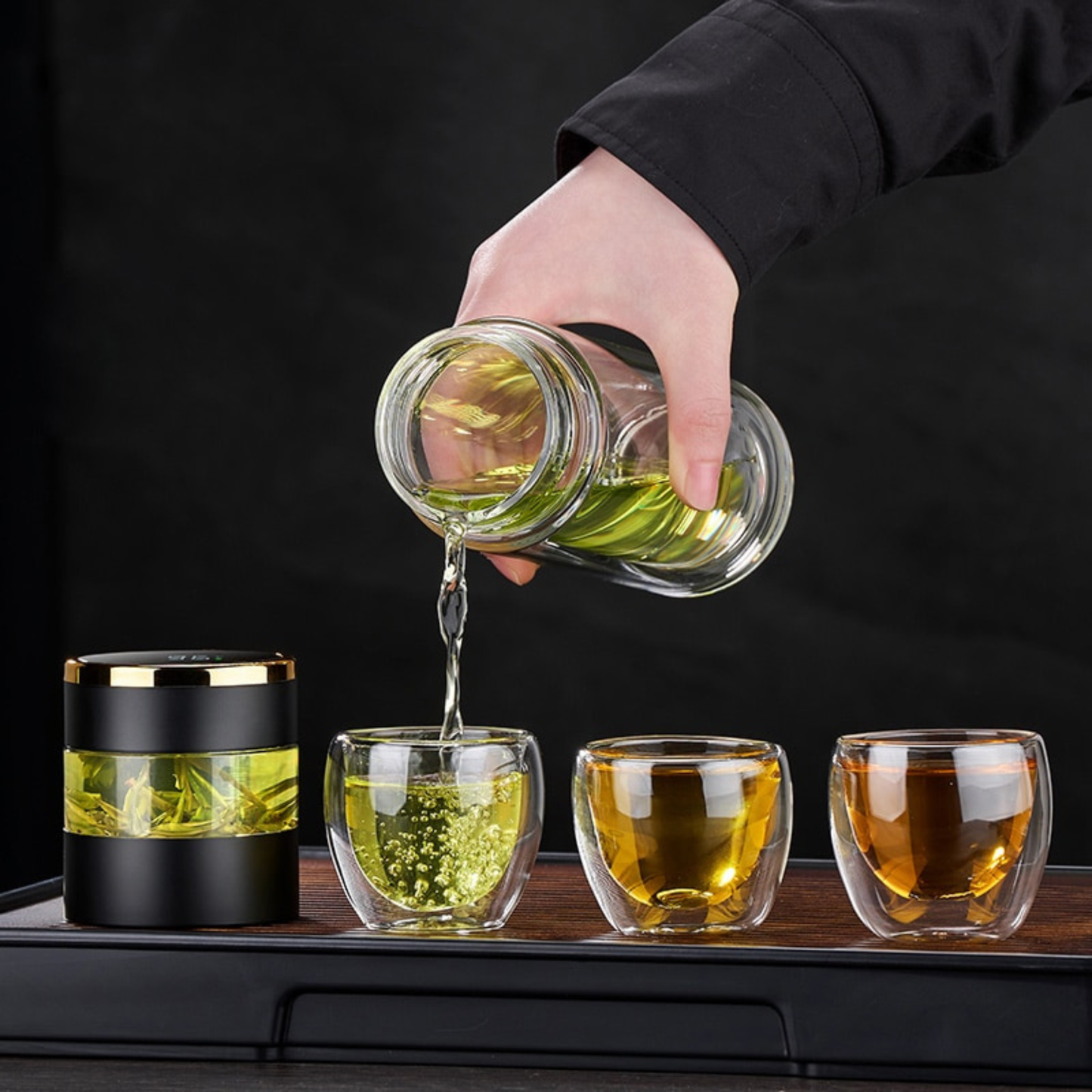 Net Tea Infuser Vacuum Flask – Portable Tea Brewing Bottle with Built-In Strainer