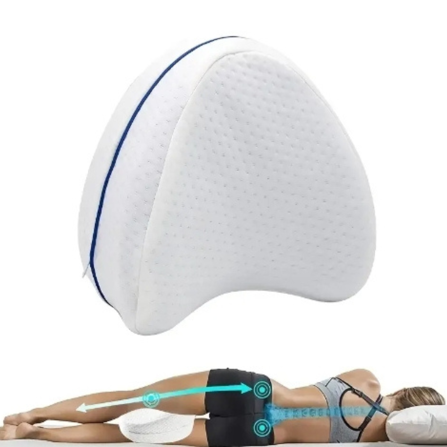 Leg Pillow for Back, Hip, Legs & Knee Support Wedge