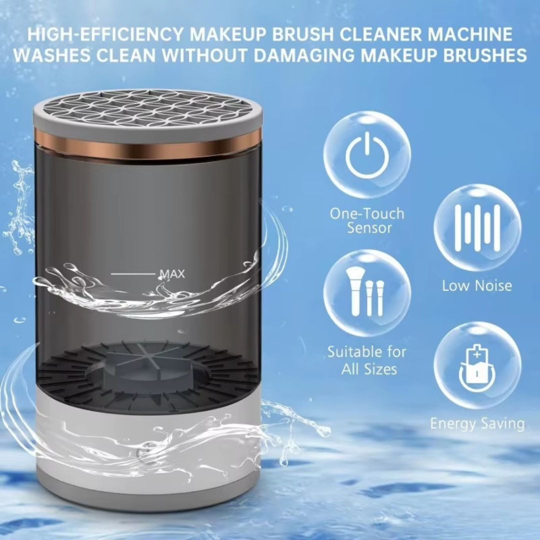 Multi-Functional Electric Makeup Brush Cleaner - Automatic, Energy Saving Makeup Brush Cleaner: Convenient and efficient Makeup Brush Cleaning Solution