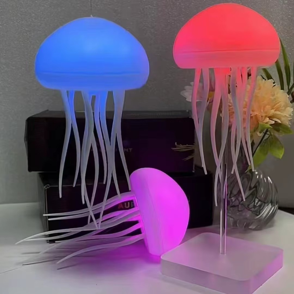 Moving Jellyfish Lamp with Realistic Tentacles – LED Floating Light for Relaxing Ambience
