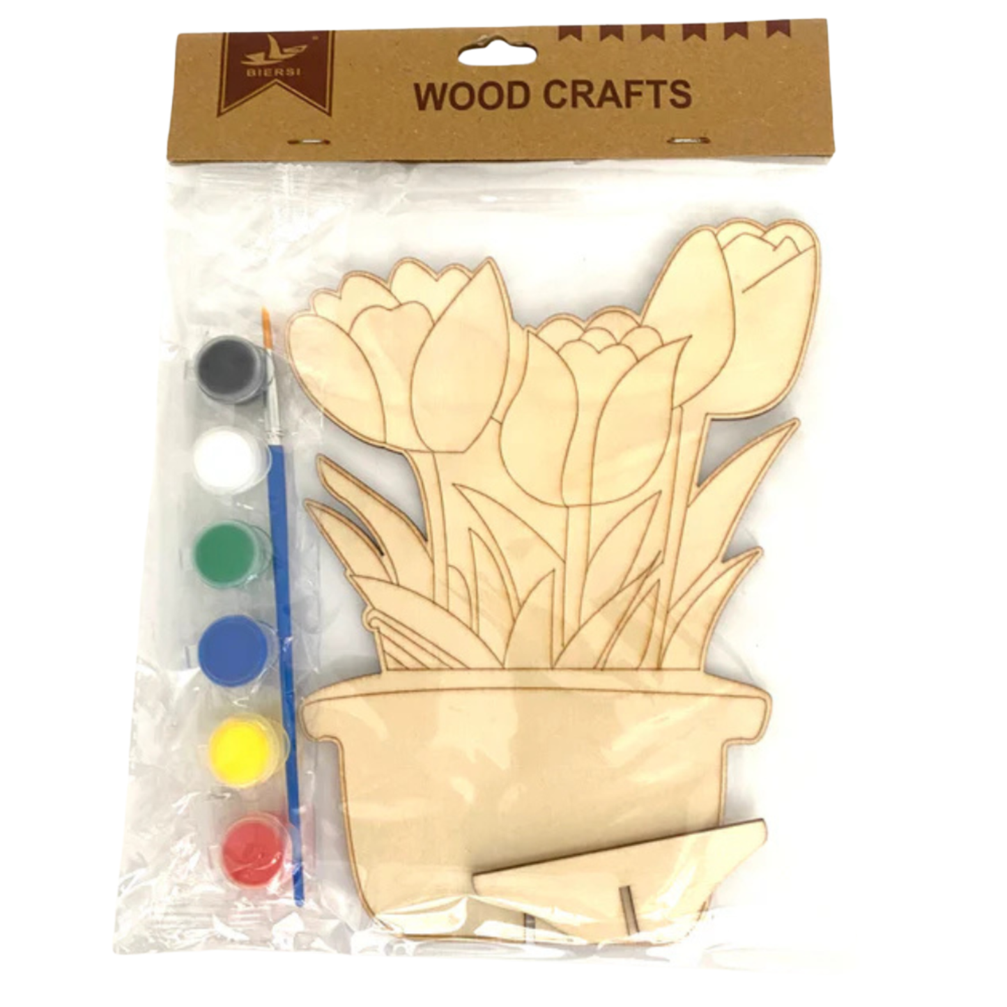DIY Wooden Flower Painting Kit