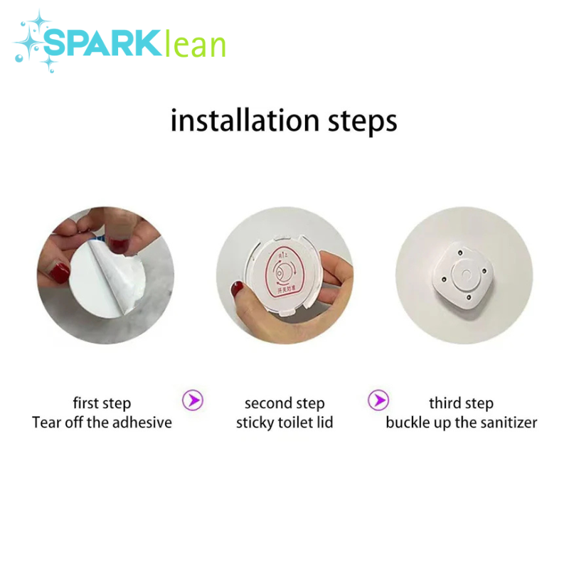 Toilet Lid Clean Lights Smart Toilet Lid UV Light Attachment with Built-in Rechargeable Battery, Reduces Bacterial Exposure, Easy-to-Install Hygiene Solution for Bathroom Cleanliness