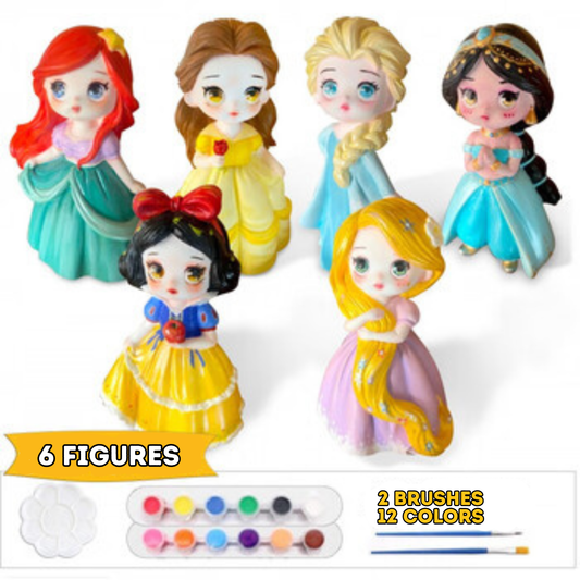 DIY 3D Paint & Decor Figurine Set