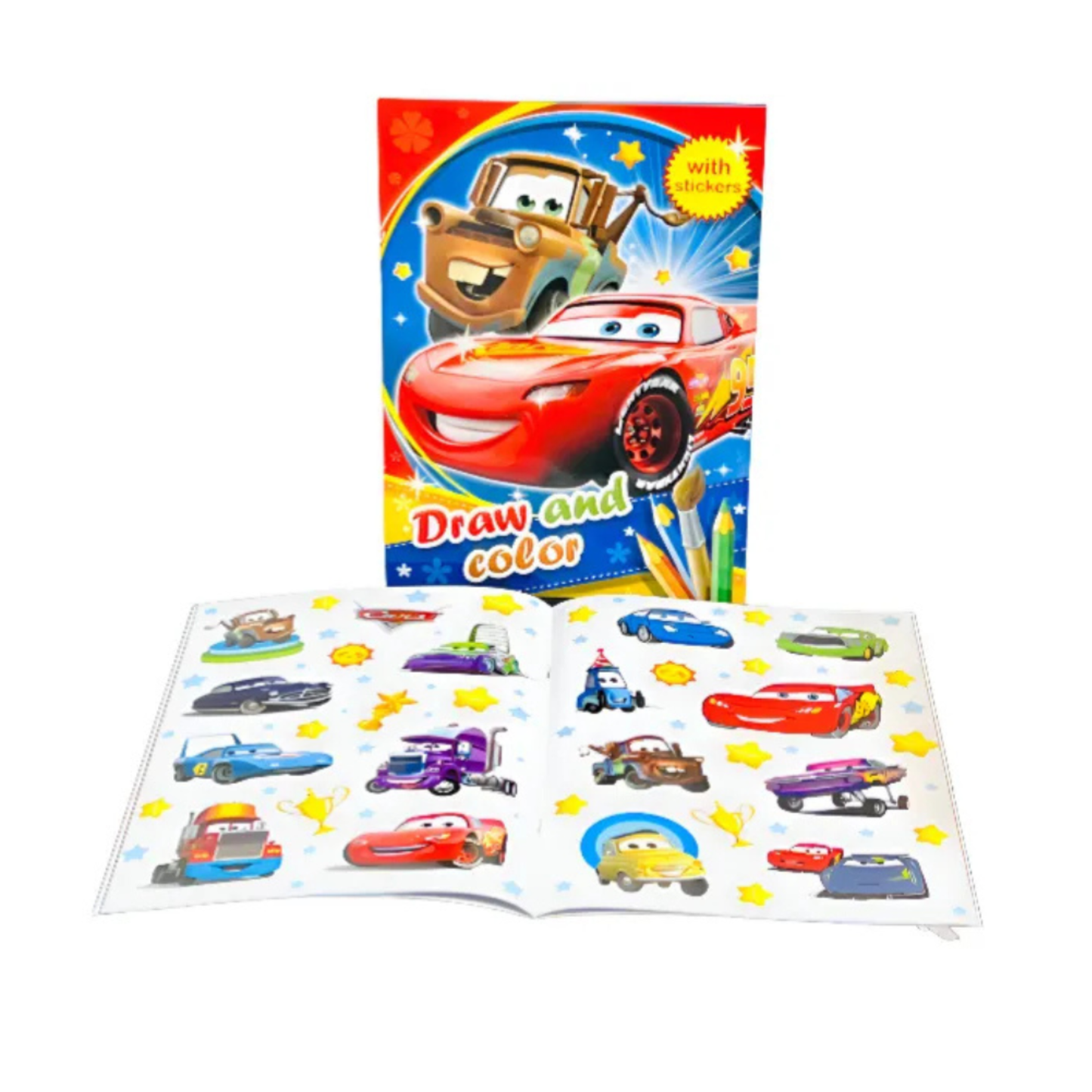 Sticker & Coloring Book for Kids