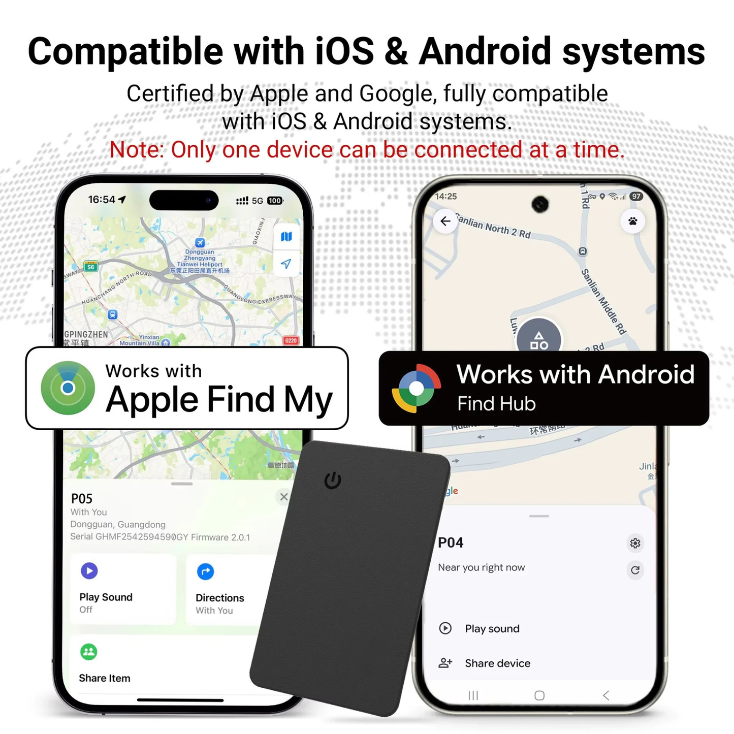 Smart Wallet Tracker Card – Ultra-Thin Anti-Loss GPS Locator for Wallet, Passport & Essentials