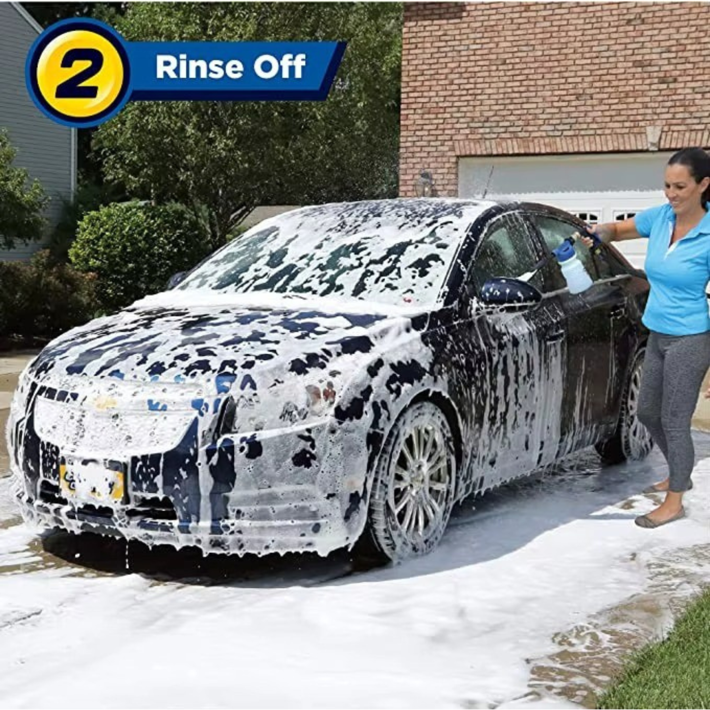 High-Pressure Car Wash Foam Gun – Adjustable Soap Sprayer for Thick Foam Cleaning, Scratch-Reducing Vehicle Wash & Multi-Surface Outdoor Cleaning