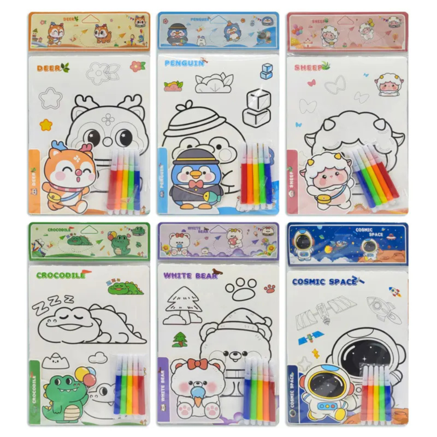 Creative Sketch & Color Set for Kids