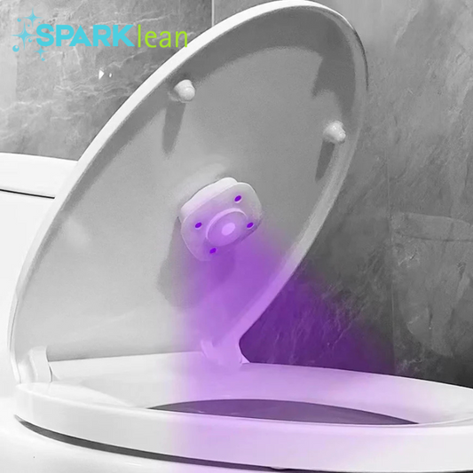 Toilet Lid Clean Lights Smart Toilet Lid UV Light Attachment with Built-in Rechargeable Battery, Reduces Bacterial Exposure, Easy-to-Install Hygiene Solution for Bathroom Cleanliness