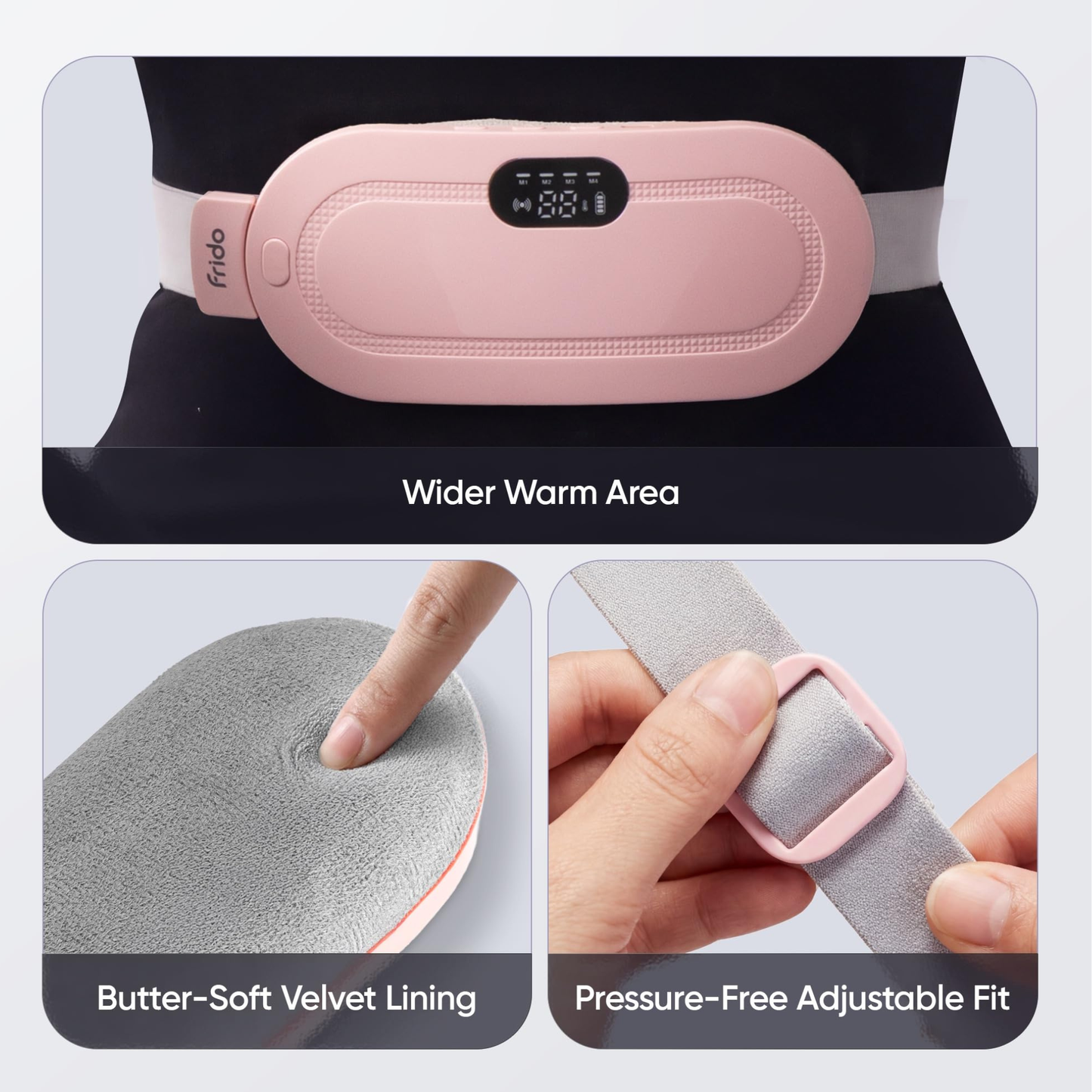 Heat Pad for Women Stomach Pain – Portable Heating Pad for Menstrual Cramps & Abdominal Comfort