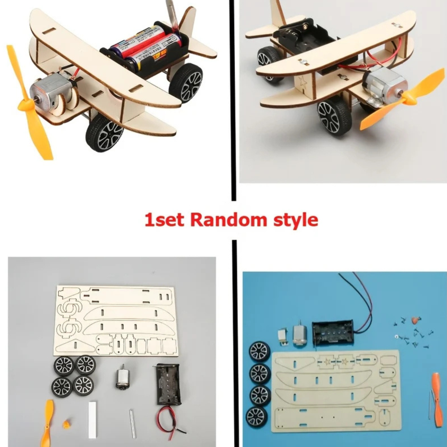 Wooden DIY STEM Builder Kit