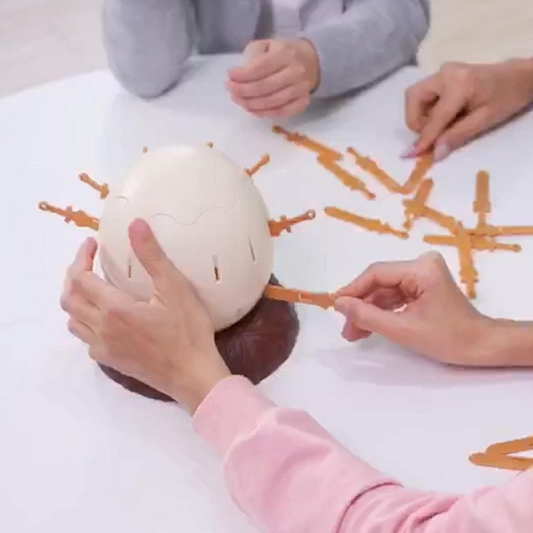 Fright Chick Egg Surprise Game – Insert the Swords & Avoid the Jump! Family Party Challenge Toy