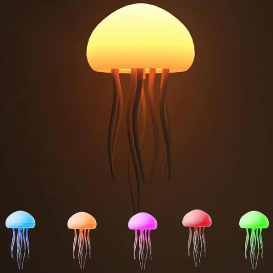 Moving Jellyfish Lamp with Realistic Tentacles – LED Floating Light for Relaxing Ambience
