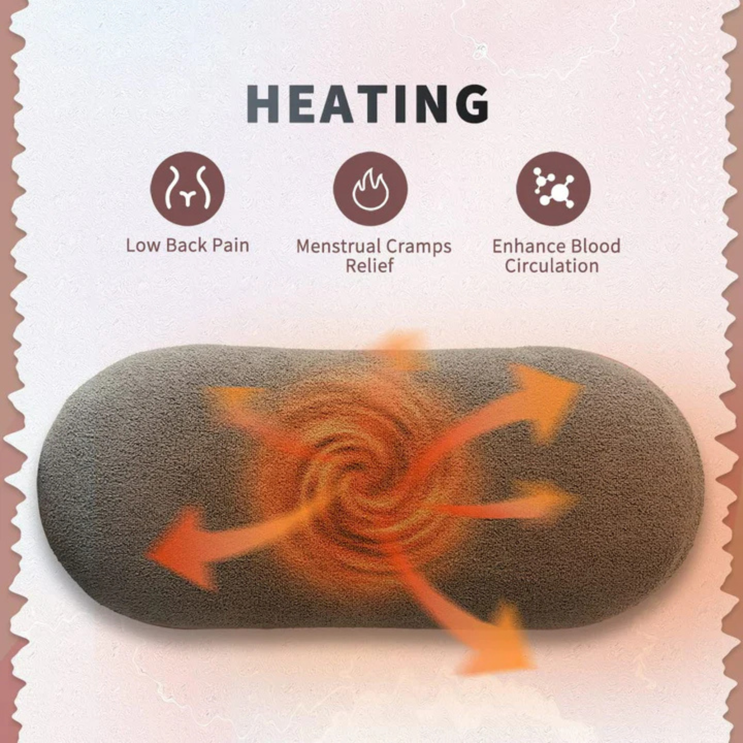 Heat Pad for Women Stomach Pain – Portable Heating Pad for Menstrual Cramps & Abdominal Comfort