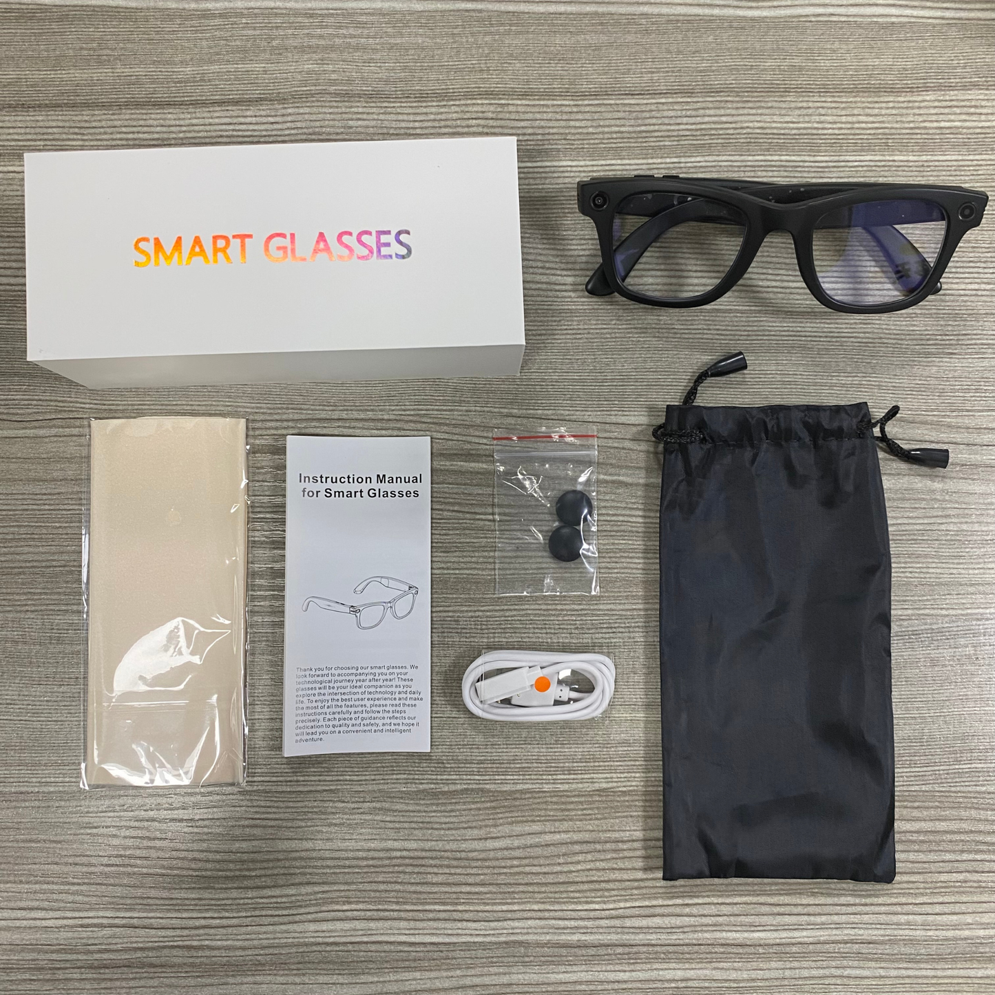 Smart AI Glasses with Camera and Translation – high-Speed Wi-Fi Transfer, Dual-mic Noise Cancellation, All Wrapped in a Fashion-Forward Streamlined Frame