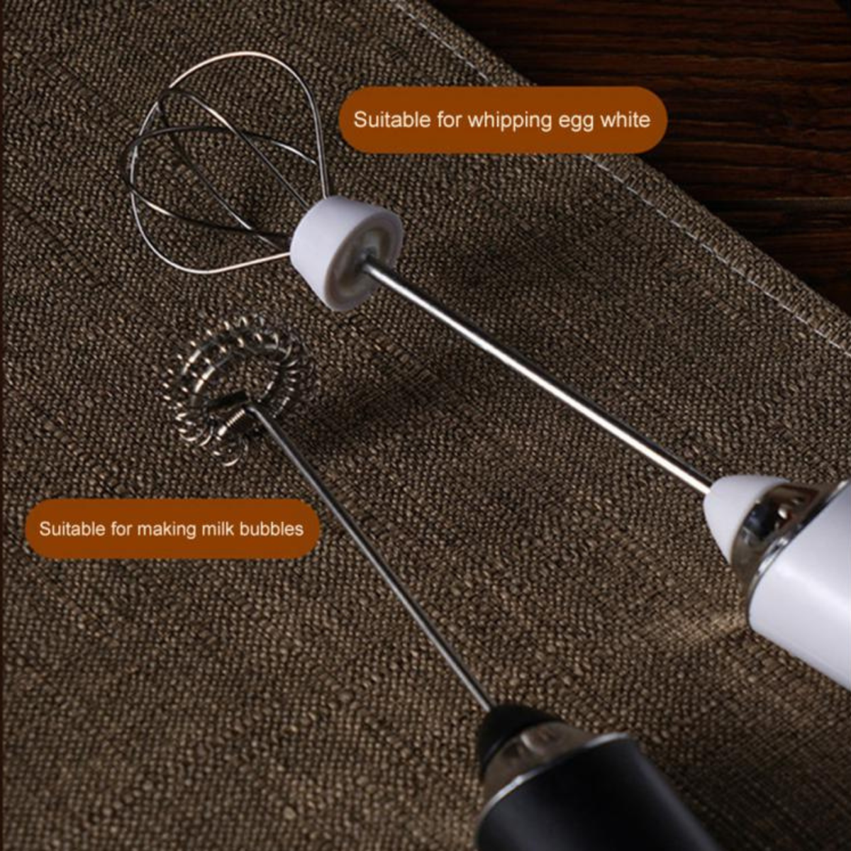 Electric Milk Frother & Egg Beater – Viral Coffee Mixer for Creamy Drinks & Fast Whisking