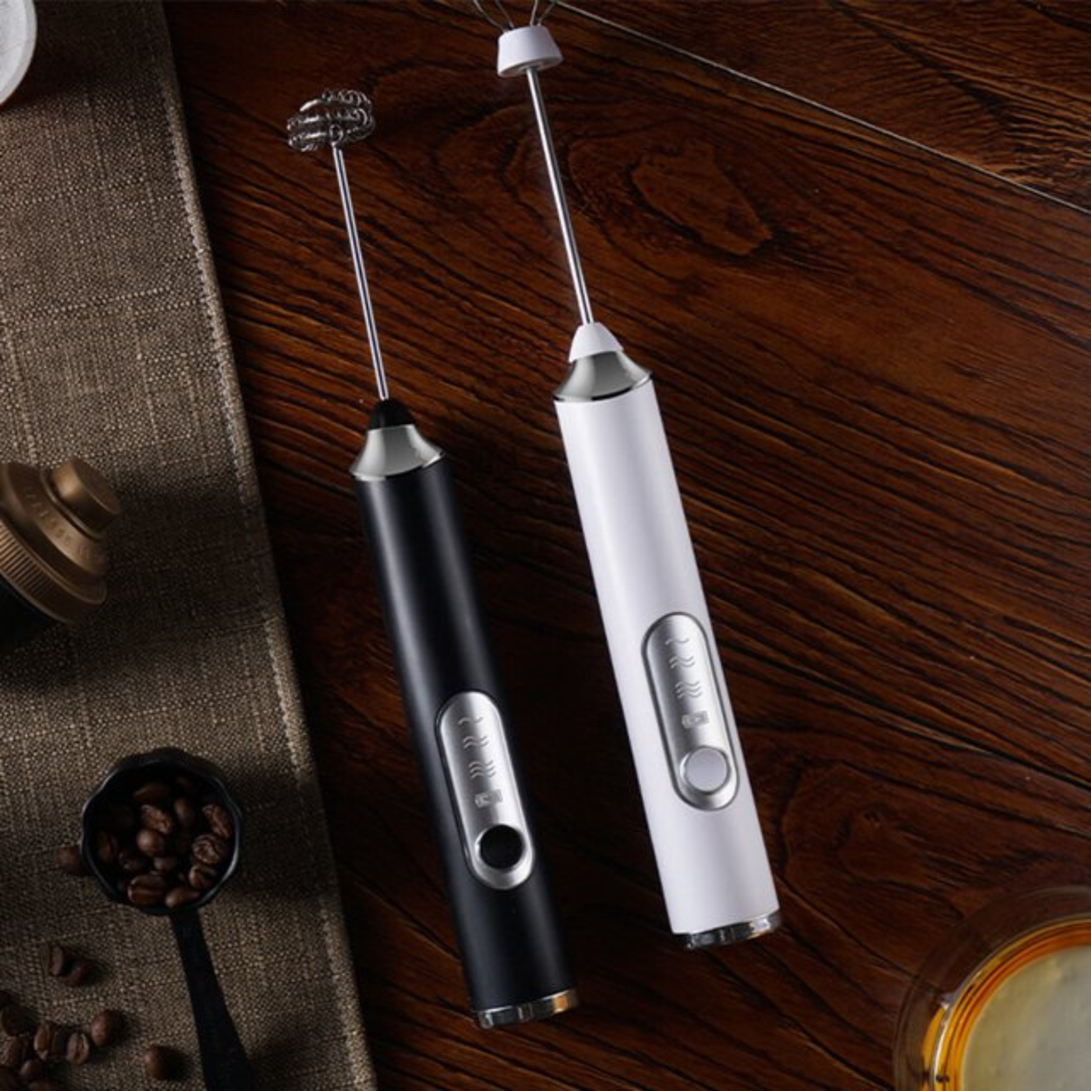 Electric Milk Frother & Egg Beater – Viral Coffee Mixer for Creamy Drinks & Fast Whisking